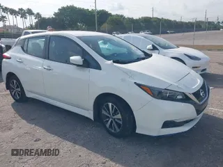 2022 Nissan LEAF S Plus with VIN 1N4BZ1BVXNC556471, listed as a IAAI auction lot 41868683 with 45,759 mi miles and . Bid and sale history available at DreamBid. Image 1.