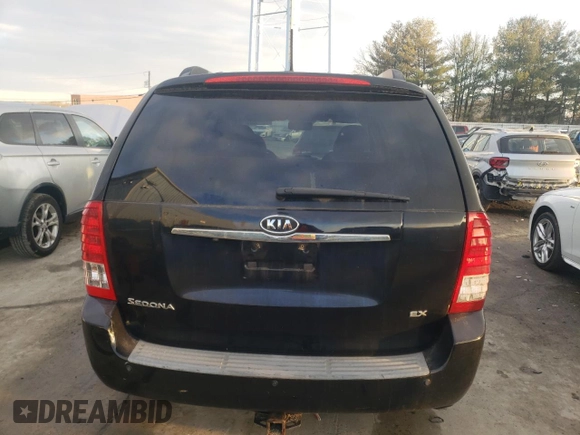 2011 Kia Sedona EX with VIN KNDMH4C7XB6400674, listed as a Copart auction lot 89223325 with 220,584 mi miles and Clean Title. Bid and sale history available at carsss.com. Image 6.