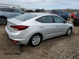 2019 Hyundai Elantra SE with VIN 5NPD74LF2KH430395, listed as a Copart auction lot 50257315 with 53,487 mi miles and Salvage Title. Bid and sale history available at DreamBid. Image 3.