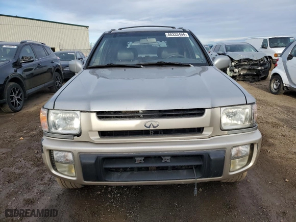 2000 Infiniti QX4 with VIN JNRAR07Y1YW083744, listed as a Copart auction lot 80333404 with 191863 miles and Clean Title. Bid and sale history available at carsss.com. Image 5.