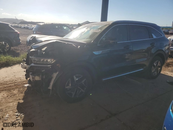 2021 Kia Sorento Hybrid S with VIN KNDRG4LG2M5033366, listed as a Copart auction lot 72620524 with 52,667 mi miles and Salvage Title. Bid and sale history available at carsss.com. Image 1.