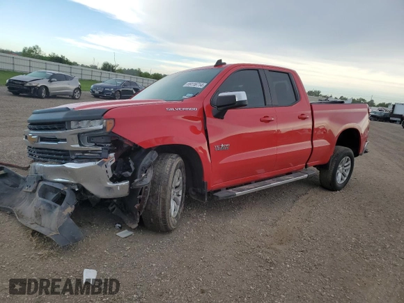 2019 Chevrolet Silverado 1500 LT with VIN 1GCRWCED6KZ192476, listed as a Copart auction lot 69116714 with 74,808 mi miles and Salvage Title. Bid and sale history available at DreamBid. Image 1.