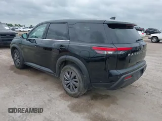2023 Nissan Pathfinder S with VIN 5N1DR3AA1PC274148, listed as a IAAI auction lot 42120218 with 42,743 mi miles and . Bid and sale history available at DreamBid. Image 3.