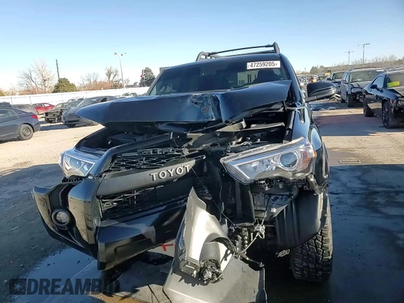 2023 Toyota 4Runner TRD Pro with VIN JTELU5JR1P6153579, listed as a Copart auction lot 47259205 with 10,862 mi miles and Salvage title. Bid and sale history available at DreamBid. Image 14.