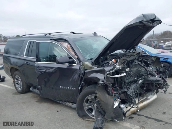 2017 Chevrolet Suburban LT with VIN 1GNSKHKC2HR315082, listed as a IAAI auction lot 41545420 with NaN miles. Bid and sale history available at carsss.com. Image 1.