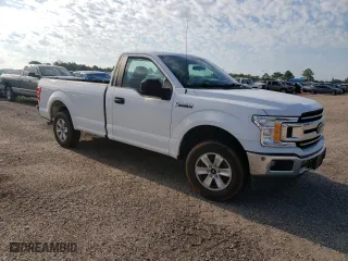 2019 Ford F-150 XL with VIN 1FTMF1C52KKD92385, listed as a Copart auction lot 83592474 with 68,111 mi miles and Salvage Title. Bid and sale history available at carsss.com. Image 4.
