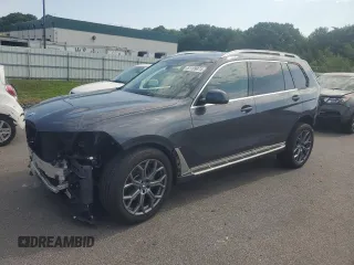 2019 BMW X7 xDrive40i z VIN 5UXCW2C50KL089924, wystawiony jako Copart lot #61109074 z przebiegiem 56 478 mil mil oraz Szkoda całkowita • Salvage title. Historia ofert i sprzedaży dostępna na DreamBid. Obrazek 1.