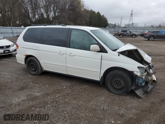 2002 Honda Odyssey EX z VIN 2HKRL18682H010276, wystawiony jako Copart lot #81397274 z przebiegiem Nie podano mil oraz Szkoda całkowita • Salvage title. Historia ofert i sprzedaży dostępna na DreamBid. Obrazek 4.