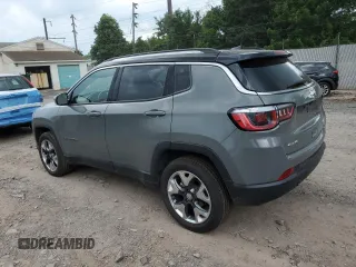 2020 Jeep Compass Limited z VIN 3C4NJDCB4LT216383, wystawiony jako Copart lot #63049845 z przebiegiem 45 712 mil mil oraz Czysty tytuł • Clean title. Historia ofert i sprzedaży dostępna na DreamBid. Obrazek 2.