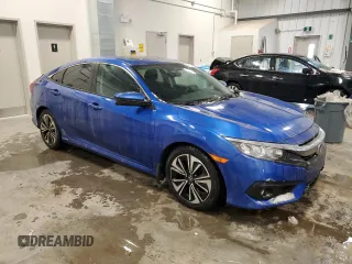 2017 Honda Civic Sedan EX-T with VIN 2HGFC1F46HH104065, listed as a Copart auction lot 43015035 with 93,690 mi miles and Salvage Title. Bid and sale history available at carsss.com. Image 4.
