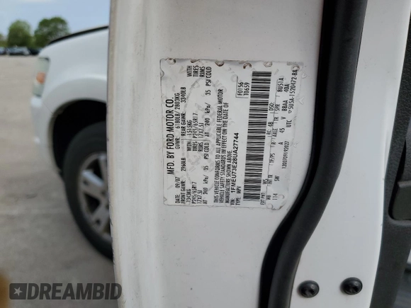 2008 Ford Explorer XLT z VIN 1FMEU73E28UA27744, wystawiony jako Copart lot #56165405 z przebiegiem 119 290 mil mil oraz Szkoda całkowita • Salvage title. Historia ofert i sprzedaży dostępna na DreamBid. Obrazek 13.