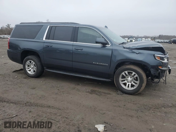 2020 Chevrolet Suburban LT with VIN 1GNSKHKC3LR110394, listed as a Copart auction lot 48188755 with 160,600 mi miles and Salvage Title. Bid and sale history available at carsss.com. Image 4.