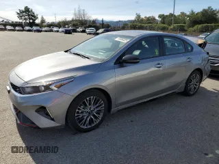 2023 Kia Forte GT-Line with VIN 3KPF54AD8PE568339, listed as a Copart auction lot 46496325 with 17,379 mi miles and Salvage Title. Bid and sale history available at carsss.com. Image 1.
