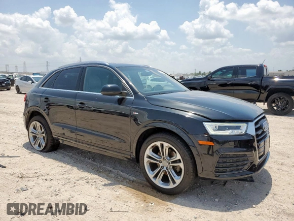 2016 Audi Q3 Prestige with VIN WA1FFCFS3GR020455, listed as a Copart auction lot 59219665 with 93,480 mi miles and Salvage title. Bid and sale history available at DreamBid. Image 4.