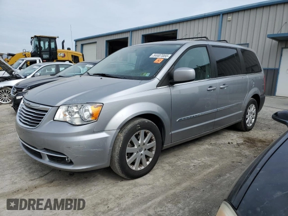 2016 Chrysler Town & Country Touring with VIN 2C4RC1BG0GR253155, listed as a Copart auction lot 54407055 with 117,181 mi miles and Salvage Title. Bid and sale history available at carsss.com. Image 1.