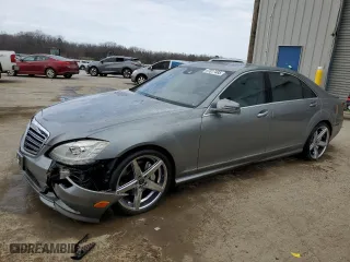 2010 Mercedes-Benz S-Class S 550 with VIN WDDNG7BB5AA319646, listed as a Copart auction lot 47017485 with 188,671 mi miles and Salvage Title. Bid and sale history available at carsss.com. Image 1.