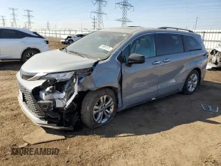 2023 Toyota Sienna XSE with VIN 5TDXSKFC9PS088477, listed as a Copart auction lot 48681975 with 36,172 mi miles and Salvage title. Bid and sale history available at DreamBid. Image 1.