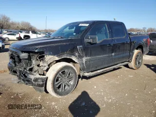 2022 Ford F-150 XL with VIN 1FTFW1E50NKF04983, listed as a Copart auction lot 44717125 with 48,642 mi miles and Salvage Title. Bid and sale history available at carsss.com. Image 1.