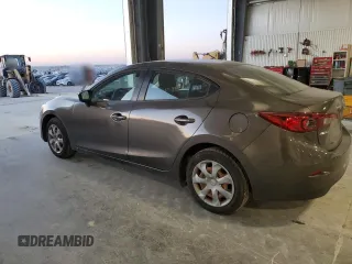 2015 Mazda 3 i SV with VIN JM1BM1T74F1231241, listed as a Copart auction lot 85824334 with 216,816 mi miles and Salvage Title. Bid and sale history available at DreamBid. Image 2.