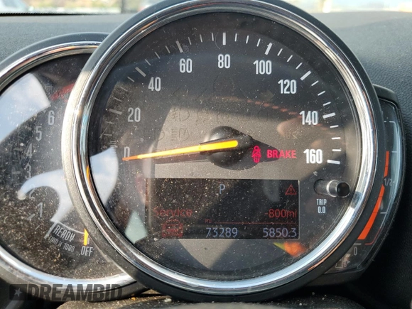 2019 MINI Countryman Cooper S with VIN WMZYT5C51K3G91025, listed as a Copart auction lot 44469655 with 73,289 mi miles and Salvage Title. Bid and sale history available at carsss.com. Image 9.