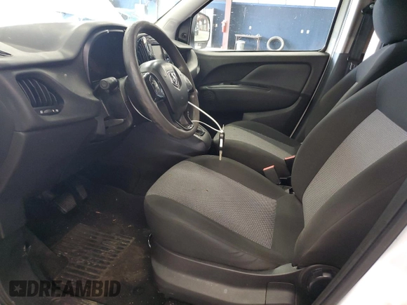 2020 Ram ProMaster City Cargo Tradesman with VIN ZFBHRFAB0L6P21757, listed as a Copart auction lot 72467424 with Not Provided miles and Salvage Title. Bid and sale history available at DreamBid. Image 7.