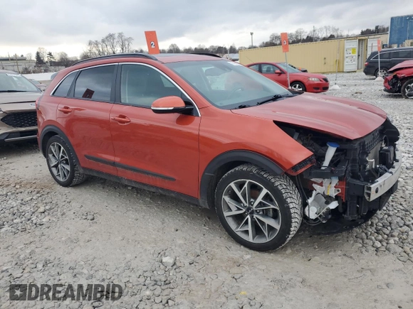 2022 Kia Niro Touring SE with VIN KNDCC3LC3N5532610, listed as a Copart auction lot 43786605 with 179,603 mi miles and Salvage Title. Bid and sale history available at carsss.com. Image 4.