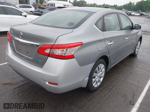 2014 Nissan Sentra S with VIN 3N1AB7AP2EL607775, listed as a IAAI auction lot 42127174 with 163,464 mi miles and . Bid and sale history available at DreamBid. Image 4.