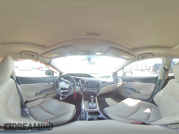 2015 Honda Civic EX-L z VIN 19XFB2F91FE011417, wystawiony jako Copart lot #55143755 z przebiegiem 134 653 mil mil oraz Szkoda całkowita • Salvage title. Historia ofert i sprzedaży dostępna na DreamBid. Obrazek 14.