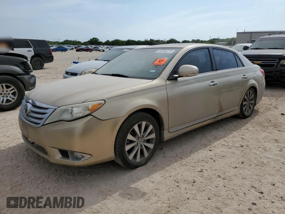 2011 Toyota Avalon with VIN 4T1BK3DB9BU426700, listed as a Copart auction lot 53395275 with 214,185 mi miles and Salvage Title. Bid and sale history available at carsss.com. Image 1.