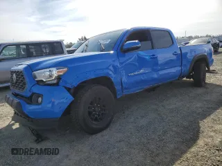 2021 Toyota Tacoma 4WD SR5 with VIN 3TMDZ5BN6MM112690, listed as a Copart auction lot 47038895 with 99,860 mi miles and Salvage Title. Bid and sale history available at carsss.com. Image 1.