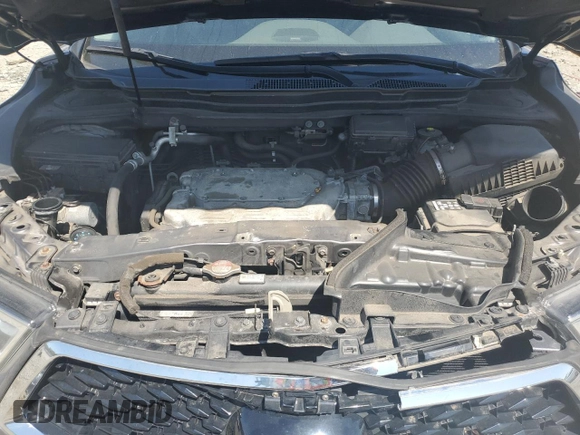 2017 Acura MDX Technology with VIN 5FRYD4H59HB012299, listed as a Copart auction lot 61800815 with 107,043 mi miles and Salvage title. Bid and sale history available at DreamBid. Image 12.