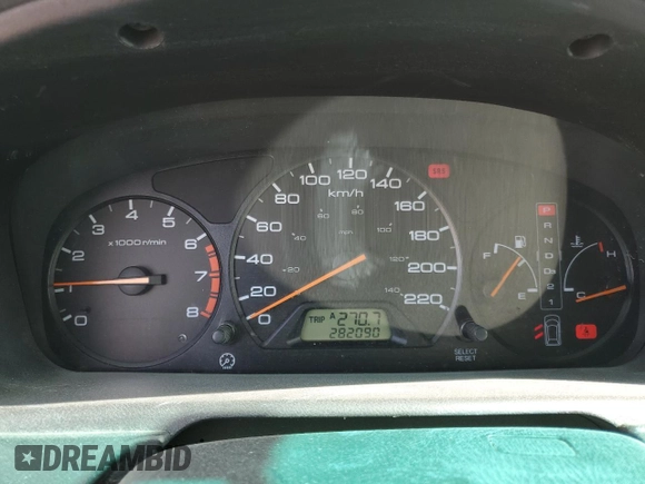 2002 Honda Odyssey EX with VIN 2HKRL186X2H006763, listed as a Copart auction lot 57317075 with 282,090 mi miles and Salvage title. Bid and sale history available at DreamBid. Image 9.