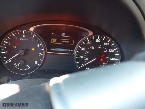 2018 Nissan Altima 2.5 SV with VIN 1N4AL3AP5JC265091, listed as a IAAI auction lot 41293465 with 102,343 mi miles. Bid and sale history available at carsss.com. Image 7.