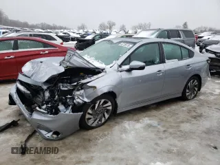 2025 Subaru Legacy Limited with VIN 4S3BWAN60S3014430, listed as a Copart auction lot 44738175 with 84 mi miles and Salvage title. Bid and sale history available at DreamBid. Image 1.
