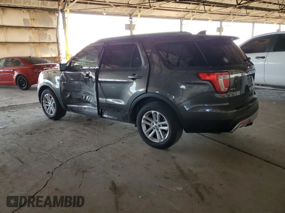 2017 Ford Explorer XLT with VIN 1FM5K7D81HGC55652, listed as a Copart auction lot 54075355 with 64,322 mi miles and Salvage title. Bid and sale history available at DreamBid. Image 2.
