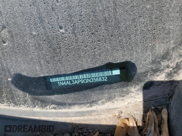 2016 Nissan Altima S z VIN 1N4AL3AP9GN356832, wystawiony jako Copart lot #56537375 z przebiegiem 200 948 mil mil oraz Szkoda całkowita • Salvage title. Historia ofert i sprzedaży dostępna na DreamBid. Obrazek 12.