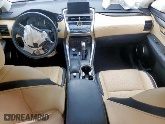 2015 Lexus NX 300h с VIN JTJBJRBZ9F2029917, выставлен на аукционе Copart как лот 62404055 с пробегом Не указан миль и Списание • Salvage title. История ставок и продаж доступна на DreamBid. Изображение 8.