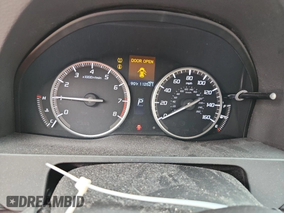 2014 Acura RDX with VIN 5J8TB3H3XEL017077, listed as a Copart auction lot 60435345 with 112,521 mi miles and Salvage title. Bid and sale history available at DreamBid. Image 9.