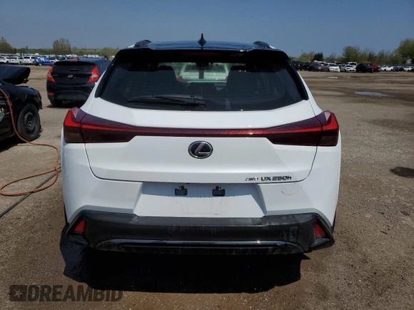 2023 Lexus UX 250h F Sport z VIN JTHB9JBH1P2067579, wystawiony jako Copart lot #56911775 z przebiegiem 15 890 mil mil oraz Szkoda całkowita • Salvage title. Historia ofert i sprzedaży dostępna na DreamBid. Obrazek 6.
