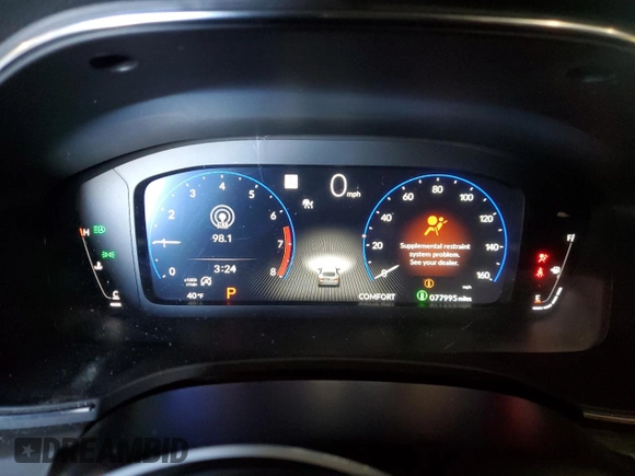 2023 Acura Integra with VIN 19UDE4H24PA012335, listed as a Copart auction lot 42668695 with 77,995 mi miles and Salvage title. Bid and sale history available at DreamBid. Image 9.
