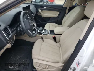 2022 Audi Q5 S line Premium Plus with VIN WA1EAAFY7N2103038, listed as a Copart auction lot 87447034 with 25,650 mi miles and Salvage Title. Bid and sale history available at carsss.com. Image 7.
