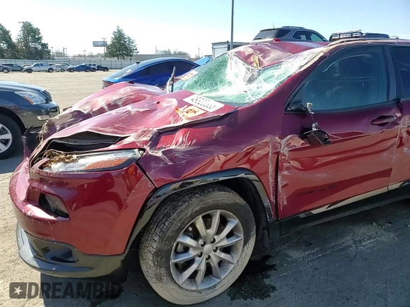 2018 Jeep Cherokee Latitude Tech Connect with VIN 1C4PJMCB4JD609019, listed as a Copart auction lot 49325535 with 87,270 mi miles and Salvage Title. Bid and sale history available at carsss.com. Image 12.
