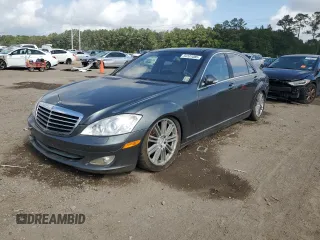 2007 Mercedes-Benz S-Class 5.5L V8 with VIN WDDNG71X97A039766, listed as a Copart auction lot 54101085 with 0 mi miles and Clean Title. Bid and sale history available at carsss.com. Image 1.