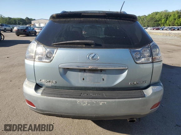 2008 Lexus RX with VIN 2T2HK31U78C062931, listed as a Copart auction lot 54840755 with 235,232 mi miles and Clean Title. Bid and sale history available at carsss.com. Image 6.