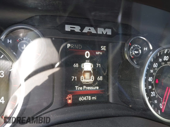 2021 Ram 2500 Tradesman with VIN 3C6UR5CL4MG675658, listed as a IAAI auction lot 41964950 with 60,478 mi miles and . Bid and sale history available at DreamBid. Image 7.