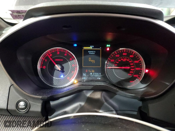 2017 Subaru Impreza Sport with VIN 4S3GTAL67H3752672, listed as a Copart auction lot 48243635 with 127,485 mi miles and Salvage Title. Bid and sale history available at carsss.com. Image 9.