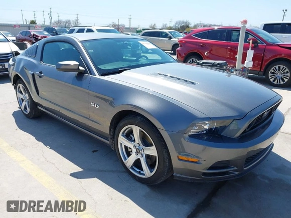2013 Ford Mustang GT with VIN 1ZVBP8CF2D5274776, listed as a IAAI auction lot 41759198 with 9,634 mi miles. Bid and sale history available at carsss.com. Image 1.