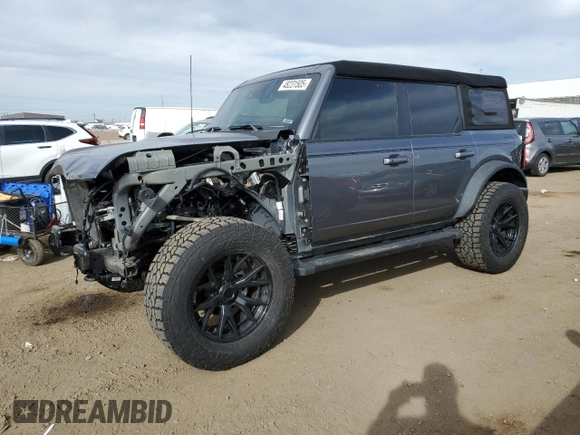 2024 Ford Bronco Outer Banks with VIN 1FMEE8BPXRLA42019, listed as a Copart auction lot 48231505 with 11,333 mi miles and Salvage Title. Bid and sale history available at DreamBid. Image 1.