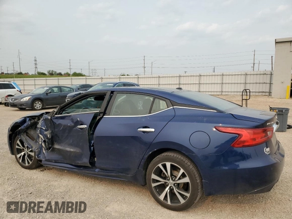 2017 Nissan Maxima Platinum with VIN 1N4AA6AP8HC442914, listed as a Copart auction lot 59187135 with 134,660 mi miles and Salvage title. Bid and sale history available at DreamBid. Image 2.