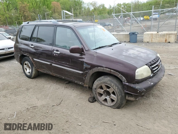 2002 Suzuki XL-7 LX with VIN JS3TY92V824102176, listed as a Copart auction lot 53648545 with 0 mi miles and Salvage Title. Bid and sale history available at carsss.com. Image 4.